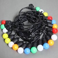 Bộ dây đèn led búp chanh 10 mét 20 bóng 1w