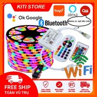 Bộ dây đèn Led hắt trần thạch cao RGB 5050 nhiều màu điều khiển bằng app trên điện thoại thông qua wifi và bluetooth