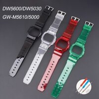 Bộ Dây Đeo + Vỏ Bọc Bằng TPU Cho Đồng Hồ Casio G-Shock DW-5600 / 5000 / 5030 / 5025 GW-M5610 / M5600 G-5600 GLX-5600