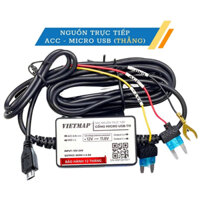 Bộ Dây Nguồn Đấu Cầu Chì Xe Hơi Cho Camera Hành Trình VIETMAP - Bộ Kit Nguồn Trực Tiếp ACC
