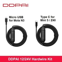 Bộ Dây Nguồn Xe Hơi Hardwire Kit cho Camera Hành Trình DDPai Mini Pro/ Mini 5/ Z40 Điện áp đầu vào 12V/24V