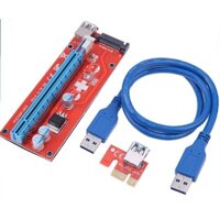 Bộ dây Riser PCIe 1x To 16x USB 3.0 loại tốt mới 100%