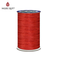 Bó dây tim bóng 2mm handmade - Bó dây vải dù bóng 2mm handmade Ngọc Quý Gemstones - Bó 10m - Đỏ