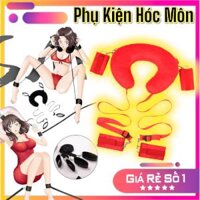 Bộ dây trói BDSM cao cấp | Còng tay chân có đệm | Gối chữ U êm ái | Phụ kiện couple | Khóa mềm an toàn | Điều chỉnh linh hoạt | Đồ chơi tình yêu | Bộ trói giường tiện lợi | Chất liệu mềm mịn | Hỗ trợ trải nghiệm mới | Giao hàng kín đáo | Vi Tính Hóc Môn