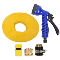 Bộ dây và vòi xịt tăng áp lực nước,rửa xe, tưới cây 7-10m (cút nhựa nối đồng nhựa) 206843 [SKM]