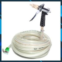 Bộ dây và vòi xịt tăng áp lực nước 300% rửa xe tưới cây 236498 - dây trắng