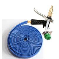 Bộ dây và vòi xịt tăng áp lực nước 300% loại 10m HQ 6TI21 (dây xanh)