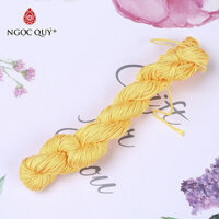 Bó dây vải dù thắt vòng tay handmade loại 1,5mm bó 10m - Ngọc Quý - Vàng