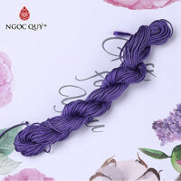 Bó dây vải dù thắt vòng tay handmade loại 1,5mm bó 10m - Ngọc Quý - Tím