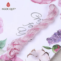 Bó dây vải dù thắt vòng tay handmade loại 1,5mm bó 10m - Ngọc Quý - Hồng