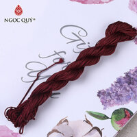 Bó dây vải dù thắt vòng tay handmade loại 1,5mm bó 10m - Ngọc Quý - Nâu