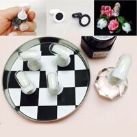 Bộ đế cờ gác móng mẫu tập sơn tập vẽ móng kèm hộp thiếc đựng dụng cụ nail tiện lợi