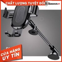 Bộ đế giữ điện thoại tích hợp sạc không dây dùng cho xe hơi Baseus LV191 (Heukji Wireless Charger Gravity Car Mount)