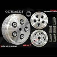 Bộ đế nhôm nồi côn 5 lò xo xe EXCITER 135, 2011-2014 5 số