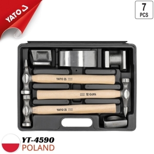 Bộ đe và búa làm đồng 7 món Yato YT-4590