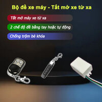 Bộ đề xe - tắt mở máy từ xa (có chức năng mở máy tự đề)