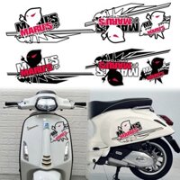 Bộ Decal Mẫu Maru Cho Các Dòng Xe Vespa