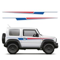 Bộ Decal Sọc Boby Tự Động Cho SUZUKI JIMNY JB64W JB74W Miếng Dán Bên Cửa Xe Ô Tô Chống Thấm Nước Phim Vinyl Phụ Kiện Xe Hơi