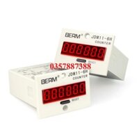 Bộ Đếm Counter JDM11-6H BERM - 12-24VDC/AC  220V JDM11