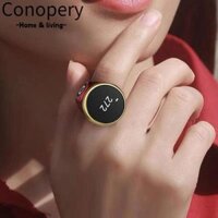 Bộ đếm đếm kỹ thuật số CONOPERY, Vòng đếm điện tử 5 màu, Máy ép tay bằng nhựa có thể sạc lại ý tưởng Tally Counter