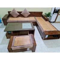 Bộ đệm ghế Sofa (Ghế Trường Kỷ - 100% Cật Trúc Tự Nhiên)