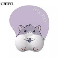 Bộ Đệm Lót Chuột Hamster / Bàn Phím Máy Tính / Kê Cổ Tay Bằng Silicon Gel Tiện Dụng Giá Đỡ