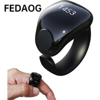 Bộ đếm ngón tay FEDAOG Tasbih Nhẫn Zikr, 3 kích thước (18 / 20 / 22mm) Hỗ trợ ứng dụng Bộ đếm ngón tay, Quà tặng Vòng thông minh Tasbih Zikr chống nước cho người Hồi giáo có thể điều chỉnh