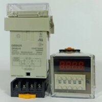 Bộ đếm sản phẩm Counter DH48-J11A  và DH48-J8A chân 220v KÈM ĐẾ TRÒN 8 CHÂN