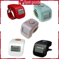 Bộ đếm Tally LCD kỹ thuật số GODD Bộ đếm cầu nguyện hạt 6 chữ số Clicker