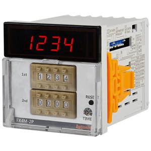 Bộ đếm và hẹn giờ 4 chữ số, đèn led Autonics FX4M-2P4