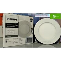 Bộ đèn âm trần Philips LED DN024B 10W D100 Tròn (Ánh sáng Vàng)