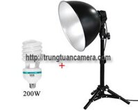 Bộ đèn chụp ảnh sản phẩm bóng MeKing tiêu chuẩn studio công suất 200W