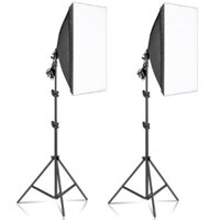 Bộ Đèn Chụp Ảnh Sản Phẩm Chân Đèn 2m Kèm Softbox 50x70, quay phim, Livestream chuyên nghiệp