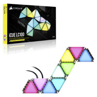 Bộ đèn CORSAIR iCUE LC100 Smart Case Lighting Triangles ( Expansion Kit )             So sánh