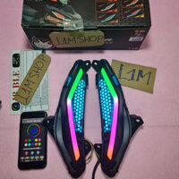 BỘ ĐÈN DEMI AUDI I8 GẮN CHO XE WINNER V1 / GTR CHỈNH MÀU BẰNG APP BLUETOOTH TĂNG KÈM CỤC CHỚP ĐIỆN TỬ .