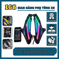 BỘ ĐÈN DEMI AUDI I8 GẮN CHO XE WINNER V1  GTR CHỈNH MÀU BẰNG APP BLUETOOTH