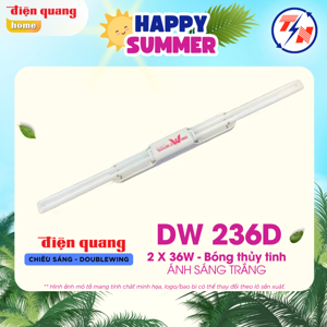 Bộ đèn Doublewing Điện quang DW236D