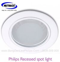 Bộ đèn Downlight âm trần Led Philips 13802 7W Ø90 có kính