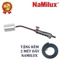 BỘ ĐÈN KHÒ GAS CÔNG NGHIỆP NAMILUX NA-203S-60 + 2 MÉT DÂY NAMILUX -  XÀI BÌNH GAS 12 KG ( ĐẦU KHÒ 60MM )