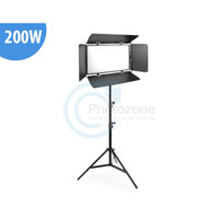 Bộ đèn Kino Led Panel DMX-200 200W sáng trắng (5600K) quay phim chuyên nghiệp