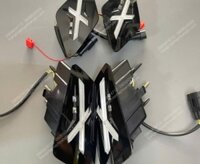 Bộ đèn Led Audi chữ X cho xe Vespa GTS/GTV 2023-2025