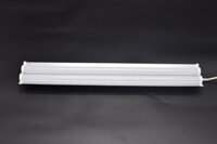 Bộ đèn LED BATTEN đôi 18W - 36W kiểu T8 có chóa - lắp dây truyền sản xuất