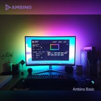Bộ đèn LED dán màn hình Ambino Basic - Hỗ trợ màn từ 23 đến 34 inch - Điều khiển qua ứng dụng Adrilight