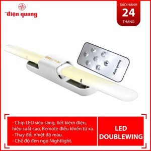 Bộ đèn LED Doublewing Điện Quang ĐQ LED DW01IRM 367CCT