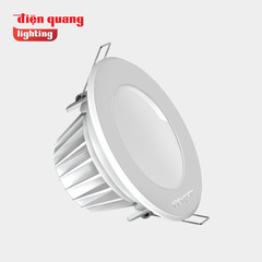 Bộ đèn LED Downlight Điện Quang ĐQ LRD04 03727 90 (3W warmwhite, 3,5inch)