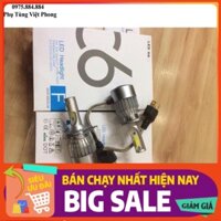 Bộ Đèn Led Headlight C6 Siêu Sáng H4 - 36W-3800lm - 6000k Ánh Sáng TrắNg - Giá tốt nhất
