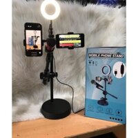 BỘ ĐÈN LED LIVESTREAM 4 IN 1 | ĐÈN LED CHUYỂN 3 MÀU NHỎ GỌN | Bảo Hành 1 Đổi 1 | 25002 VuaPhuKien