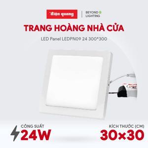 Bộ đèn LED panel Điện Quang ĐQ LEDPN09 24 300
