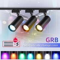 Bộ Đèn LED RGB 20w 220v Nhiều Màu Sắc Gắn Trần Nhà Trang Trí Quán Bar / Studio