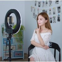 Bộ Đèn Led Size 34cm Dùng cho Livestream Quần Áo, Make Up, Bán Hàng Online - den livestream